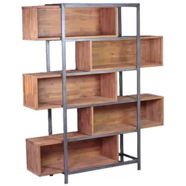 Main Möbel Genua Standregal 61 x 204 cm Akazie gebürstet