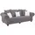 Home Affaire Big-Sofa HOME AFFAIRE "King Henry Mega Sofa, viel Platz, Breite 242cm, Federkern", grau (anthrazit), B:242cm H:90cm T:103cm, Samtcord »Ribbon« (88% Polyester 12% Polyacryl);Luxus-Microfaser (100% Polyester), Sofas, Big-Sofa, in legerer Polsterung und 