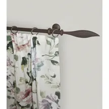 GARESA Gardinenstange Esperanca braun Rost L:110cm Ø:16mm, Metall, Gardinenstangen, rustikale Vorhanggarnitur, verlängerbar, Eisen, mit Ringe