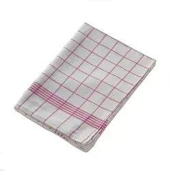 Mopptex Baumwoll Geschirrtücher, 60 g 700223 , 1 Packung = 10 Stück, Farbe: rot