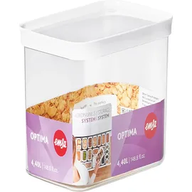 Emsa Vorratsdose Optima 4400 ml Kunststoff Weiß