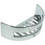 tecuro - Design Seifenkorb Schwammkorb halbrund 225 x 100 x 85 mm, hochglanzverchromt