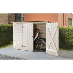 Weka Fahrrad- und Mülltonnenbox 19 mm-Ohne Regalboden
