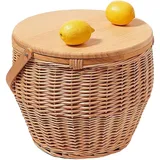 SunnyLIFE Picknickkorb rund | Natur