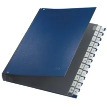 Leitz Pultordner DIN A4 24 Fächer Blau