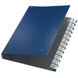 Leitz Pultordner DIN A4 24 Fächer Blau