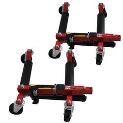 2x Rangierhilfe Wagenheber PKW Auto Rangierroller Rangierwagenheber