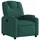vidaXL Relaxsessel Dunkelgrün Stoff 88 x 97 x 0 cm Grün mit Liegeposition