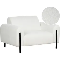 Sessel ASKIM Bouclé Weiß