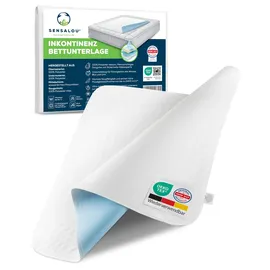 Sensalou Matratzenauflage wasserdicht 90 x 160 cm weiß