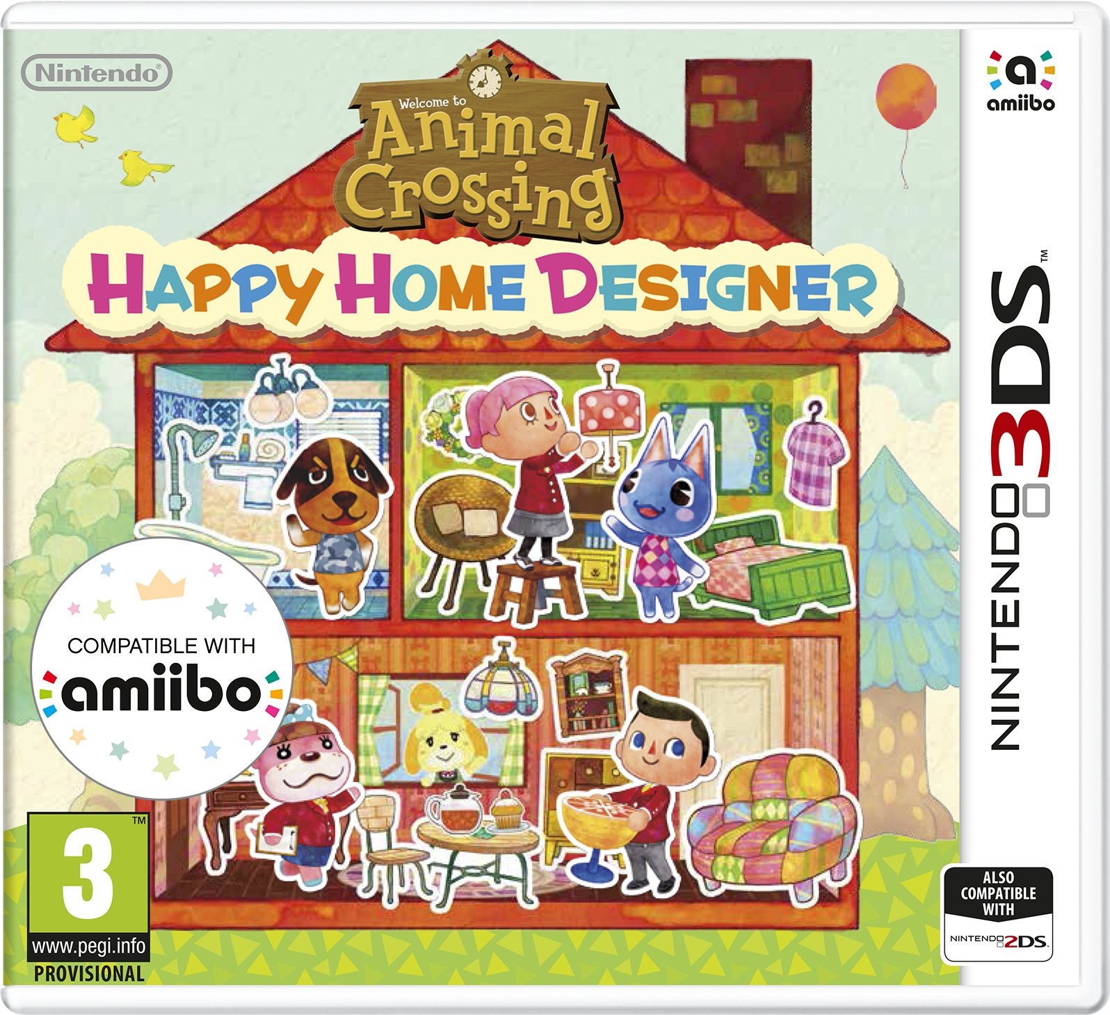 Nintendo Uk Animal Crossing : Happy Home Designer + Special Amiibo Card (Eu), 0045496528140
