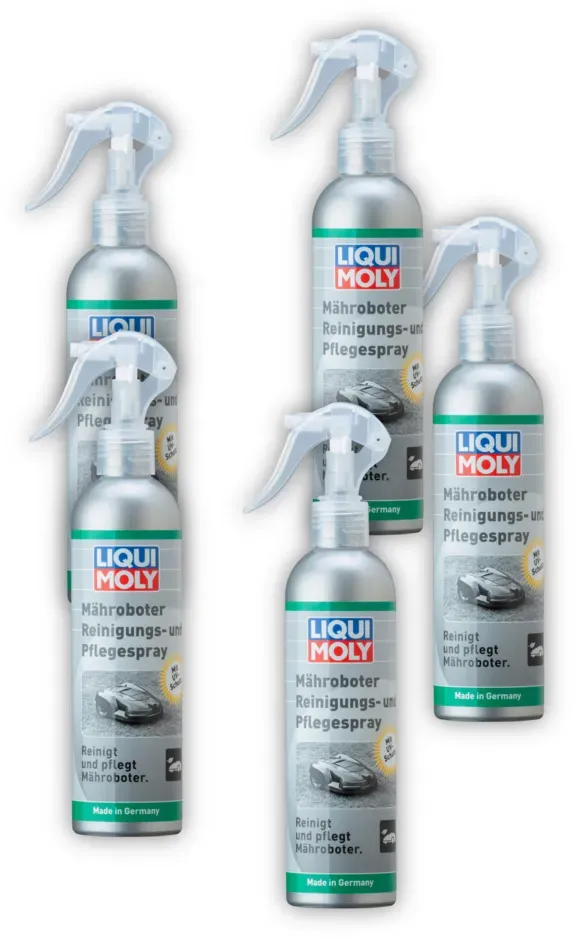 5x 300ml LIQUI MOLY 21343 Reinigung Mähroboter Reinigungs- und Pflegespray