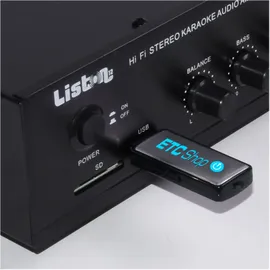 liston12 Verstärker FM Radio Tuner USB MP3 AUX Bluetooth Fernbedienung