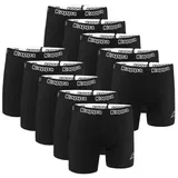 Kappa Boxershorts schwarz M 2er Pack