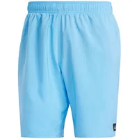 Adidas Herren Solid CLX Classic-Length Swim Shorts Badehose, Blue Burst/Black, L