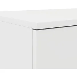 vidaXL Bett Schubladen Weiß 90x36,5x16,5 cm Holzwerkstoff