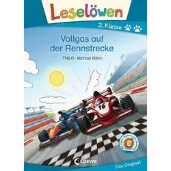 LOEWE VERLAG 978-3-7432-0300-6 Leselöwen 2. Klasse - Vollgas auf der Rennstrecke