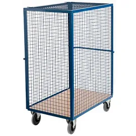 ROLLCART Paketwagen 08-7666 blau, 138.5x180x85 cm