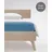 Single-Jersey 90 x 190 - 100 x 200 cm meeresblau