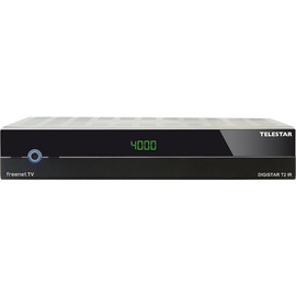 Telestar DIGISTAR T2 IR, DVB-T2 & DVB-C HDTV Receiver, USB, IRDETO Kartenleser, Farbe:schwarz