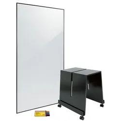 Sigel Whiteboard »Meet up« 90 x 180 cm inkl. Whiteboard Stand und 4er-Pack Board-Marke weiß