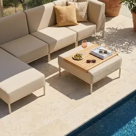 Oviala Loungesofa beige