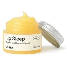 Cosrx Lippenmaske Full Fit Propolis Lip Sleeping Mask Lippenmaske mit Honig-Komplex, Propolis-Extrakt für trockene, rissige Lippen, 20g Tiegel goldfarben