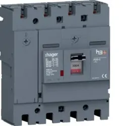 Hager HCT201AR Lasttrennschalter h3+ P250 4 polig 200A FTC.Der Lasttrennschalter nach DIN EN 60947-3 trennt in elektrischen Anlagen die Einspeise-