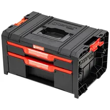 QBRICK SYSTEM Profi Werkzeugkiste mit 2 Schubladen blau 450 x 310 x 244 mm