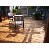 Cumaru Terrassendielen, 25x145mm, KD, glatt/glatt