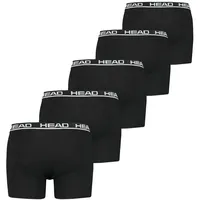 Head Herren Boxershorts, 5er Pack Schwarz M