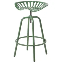 Homescapes Barhocker Traktorsitz Metall, im Vintage-Look, höhenverstellbar