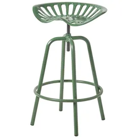 Homescapes Barhocker Traktorsitz Metall, im Vintage-Look, höhenverstellbar