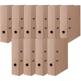 Donau Elektronik ECO MAXI DIN A4 80 mm Braun Beige 10 St.
