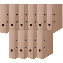 Donau Elektronik ECO MAXI DIN A4 80 mm Braun Beige 10 St.