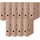 Donau Elektronik ECO MAXI DIN A4 80 mm Braun Beige 10 St.