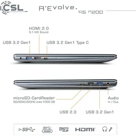 CSL R'Evolve C15 v3 15,6'' Intel N200 8 GB RAM 500 GB SSD Win11 Home