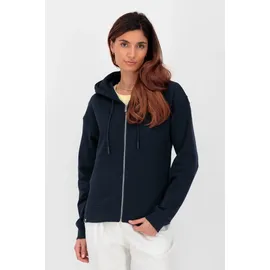 Alife & Kickin Sweatjacke ALIFE & KICKIN "Damen RanaAK A", Damen, Gr. L, blau (marine), 80% Baumwolle, 20% Polyester, Sweatjacken Sweatjacke, Hoodie mit Reißverschluss und Kapuze, Kapuzensweatjacke