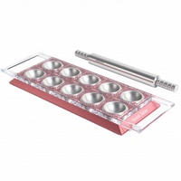 Marcato Tablett für ravioli Handarbeit IN CASA + Wallholz IN Metall Rosa