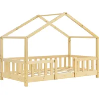 [en.casa] Kinderbett Treviolo 80 x 160 cm Kiefer naturbelassen