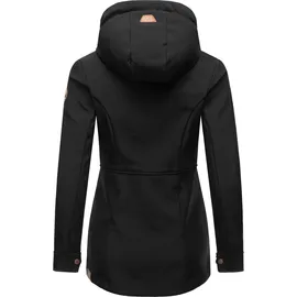 Ragwear Damen Sotfshelljacke Übergangsjacke mit Teddyfleece-Kapuze Yba Intl Black22 Gr. 5XL - 5XL