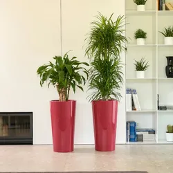euro3plast Pflanztopf TUIT Ø 33 cm mattone rot