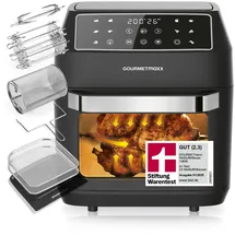 GOURMETmaxx Heißluftfritteuse 12 L schwarz