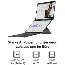 Asus Zenbook Duo OLED 14'' Intel Core Ultra 9 285H 32 GB RAM 2 TB SSD Win11 Home 90NB14X1-M00L60