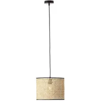 Brilliant Wiley 1-flg. Ø 30 cm rund Rattan/Metall beige