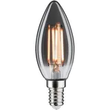 Paulmann 1879 Filament LED Kerze E14 4 Watt Glas Grau Rauch