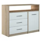 matkam Bodo Kommode 75 x 98 x 35 cm Weiß