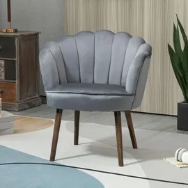 Homcom Esszimmerstuhl mit Weichem Sitzkissen 66 x 66 x 78,5 cm