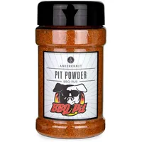 Ankerkraut Pit Powder, BBQ Rub Gewürzmischung von BBQ-Pit, zum Grillen von Steaks und Burgern, 210g im Streuer