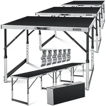 Kesser Multifunktionstisch Profi 100 x 60 cm 30 kg Schwarz